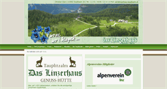 Desktop Screenshot of linzerhaus-tauplitzalm.at